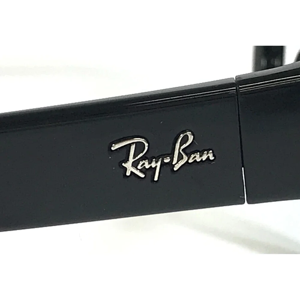 Ray-Ban Eyeglasses Frames RB4194 601/9A Shiny Black Square Full Rim 53-17-140